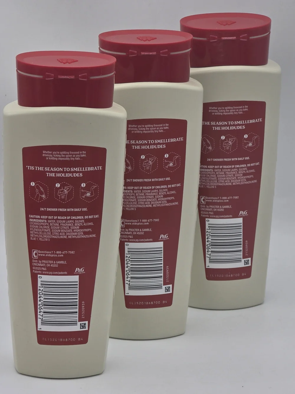 Old Spice Lumbersnack Body Wash for Men (Fresh Pine) Bundle